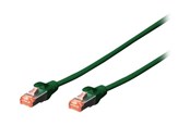 Kabel sieciowy - DIGITUS Professional patch cable - 25 cm - green - Zielony - 0.25m - DK-1644-0025-G-10