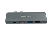 Stacja dokująca - Canyon DS-5 - docking station - USB-C - 7-slot - HDMI - CNS-TDS05B