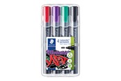 Przybory do pisania i rysowania - Staedtler Marker Lumocolor permanent 4pcs.box - 352 WP4-1