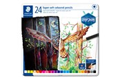 Przybory do pisania i rysowania - Staedtler Coloured pencil soft24pcs 100% PEFC - 149C M24