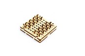 Model do sklejania i skladania - Mobimods WoodenCity Travel Game Checkers - 5906874128435
