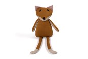 Zabawki dla niemowlat - Filibabba Teddy - Freya the fox dark orange - FI-PT030