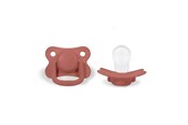 Akcesoria dla niemowlat - Filibabba Pacifiers 2-pack - Coral +6 months - FI-PH056