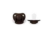 Akcesoria dla niemowląt - Filibabba Pacifiers 2-pack - Chocolate 0-6 months - FI-PH011