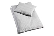 Akcesoria dla niemowlat - Filibabba Baby bedlinen GOTS - Ocean grey - SWEDISH DIMENSIO - FI-OCG001SE