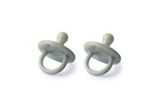 Akcesoria dla niemowlat - Filibabba Silicone pacifier 2-pack - Moss green - FI-01672