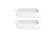 Akcesoria kuchenne - Pillivuyt Toulouse Dish 31 x 18 x 6.5 cm 2.2 liters 2 pcs. White - 24228