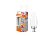 Zarówka LED - Osram Żarówka światła LED LED Comfort candle frosted 470lm 3.4W/927 (40W) B22d dimmable B22d - 4058075602816