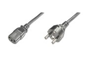 Kabel zasilajacy (wewnetrzny) - DIGITUS Power Cord Type-F (CEE 7/7) til IEC C13 - AK-440110-012-S