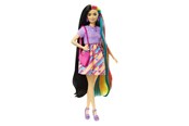 Lalki i akcesoria - Barbie Totally Hair Heart-themed Petite Doll - HCM90