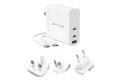 Telefon - Adapter i Ladowarka - Hyper Juice power adapter - GaN - 2 x USB-C - 140 Watt - HJG140WW