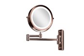 Lusterka kosmetyczne - Gillian Jones double-sided wall mirror with LED light - 10246-84