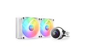 Chlodzenie CPU - NZXT Kraken 240 White RGB - Chłodzenie wodne procesora - Max 31 dBA - RL-KR240-W1