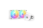 Chlodzenie CPU - NZXT Kraken Elite 240 White RGB - Chłodzenie wodne procesora - Max 31 dBA - RL-KR24E-W1