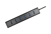 USB hub - AXAGON HUE-SA7BP - hub - 7 portów USB hub - 7 - USB 3.2 - Czarny - HUE-SA7BP