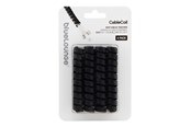 Zarzadzanie kablami - Bluelounge Design CableCoil 4-pack - Black - Neatly organize your cables and keep them together. - BLUCCO-BL