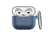 Słuchawki, zestaw słuchawkowy - KeyBudz Elevate Series - Protective silicon cover for your Airpod 3 - AP3_S5_CBB