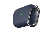 Słuchawki, zestaw słuchawkowy - KeyBudz HyBridShell Series Keychain Case - Premium hard shell triple layer case for your Airpods Pro - APP_S2_MBLU