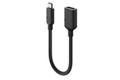 Kabel USB - ALOGIC Elements PRO USB-C to USB-A Adapter - 10cm - ELPCAA-BK