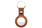 Telefon - Inne akcesoria - KeyBudz Leather Keyring for AirTag 2-pack - AT2_S1_TAN