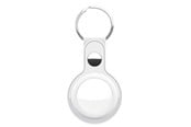 Telefon - Inne akcesoria - KeyBudz Leather Keyring for AirTag 2-pack - AT2_S1_WHT