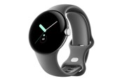 Smartwatch, zegarek i opaska sportowa - Google Pixel Watch - Polished Silver with Charcoal Band *DEMO* - GA03305-DE