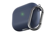 Sluchawki, zestaw sluchawkowy - KeyBudz HyBridShell Series Keychain Case - Premium hard shell triple layer case for your Airpods 3 - AP3_S2_MBLU