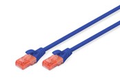 Kabel sieciowy - DIGITUS CAT 6 U-UTP Patch Cord - 3m - Niebieski - 3m - DK-1612-030/B