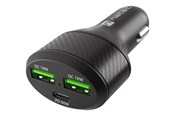 Telefon - Adapter i Ładowarka - Natec Coney car power adapter - 2 x USB 24 pin USB-C - NUC-1981