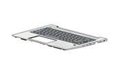Klawiatura - HP - notebook replacement keyboard - with ClickPad - Nordic - with top cover - Klawiatura zamienna notebooka - Nordycki - L44588-DH1