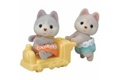 Lalka, mis i akcesoria - Sylvanian Families Husky Twins - 5638