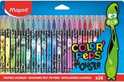 Przybory do pisania i rysowania - Maped Color'Peps Monster Felt-pens x 24 - 845401
