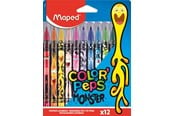 Przybory do pisania i rysowania - Maped Color'Peps Monster Felt-pens x 12 - 845400