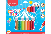 Przybory do pisania i rysowania - Maped Color'Peps My first Jumbo Colour pencils x24 - 834013