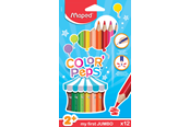 Przybory do pisania i rysowania - Maped Color'Peps My first Jumbo Colour pencils x12 - 834010