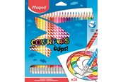 Przybory do pisania i rysowania - Maped Color'Peps Oops Erasable Colour pencils x24 - 832824