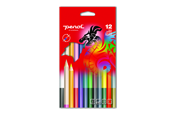 Przybory do pisania i rysowania - Penol Colour pencils Jumbo Duo x12 - 16000116