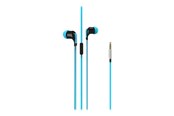 Słuchawki, zestaw słuchawkowy - Vivanco In-Ear Plugin Smartphone Headset Blue - 36484