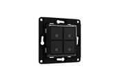 Inteligentny dom - Shelly Wall Switch 4 - Black - WS4 black