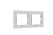 Inteligentny dom - Shelly Wall Frame 2 - White - WF2_White