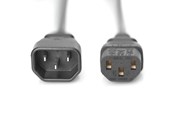Kabel zasilajacy (zewnetrzny) - DIGITUS Power Cord Extension Cable - 1.2m - AK-440201-012-S
