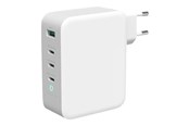 Telefon - Adapter i Ładowarka - Deltaco USBC-GAN04 power adapter - GaN technology - USB 24 pin USB-C - 130 Watt - USBC-GAN04