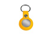 Telefon - Inne akcesoria - Light Solutions Airtag Key Ring - Leather - Yellow - 5714255006834