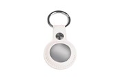 Telefon - Inne akcesoria - Light Solutions Airtag Key Ring - Leather - White - 5714255006827