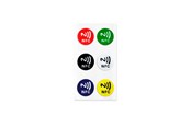 Inteligentny dom - Light Solutions NFC tag - NTAG213 - colored stickers - 6 pcs - 5714255004151