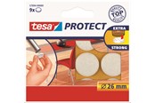 Dekoracje - tesa Protect Anti-scratch felts Ø 26mm White - 57894-00000-01