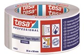 Tasmy i Kleje - tesa Aluminum Tape Strong  50mµ Liner 25m x 50mm - 63652-00001-01