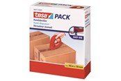 Tasmy i Kleje - tesa Hand dispenser for packaging tape 38mm Red - 06074-00001-01
