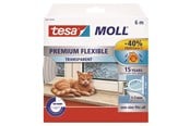 Tasmy i Kleje - tesa moll Premium Flexible Silicone Sealing Tape 6 m x 9 mm x 7 mm Transparent - 05417-00200-02