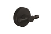 Akcesoria lazienkowe - tesa Moon Black bathrobe hook self-adhesive - 40564-00000-00